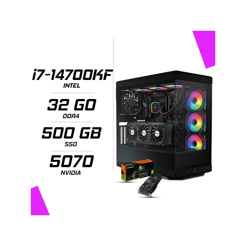 Pc Gamer Intel I7-14700kf Rtx 5070 12g